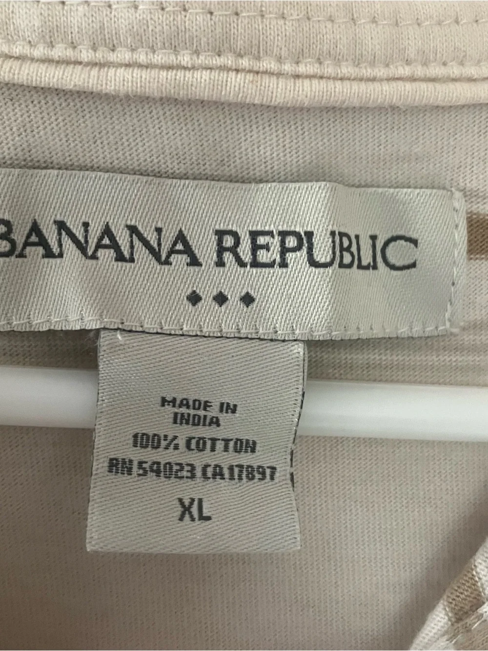 Banana Republic Factory Men's Striped Polo Shirt Size Medium 100% Cotton